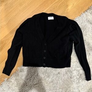 Old Navy Black Button-Up Cardigan